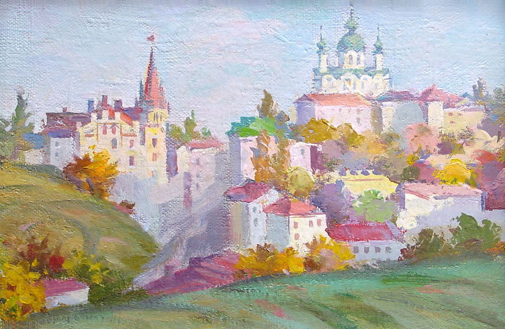 «Андріївський узвіз». 2000. Полотно, олія